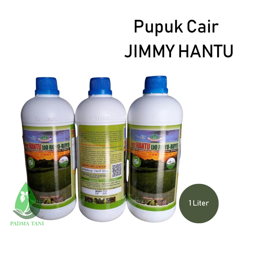 Pupuk jimmy hantu POC Hantu Ijo Royo Royo 1 Liter Pupuk Cair Original Jimmy Hantu Bambu Ijo