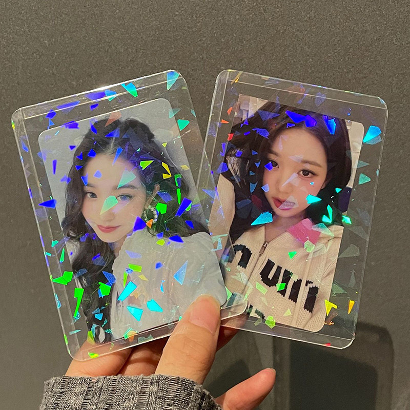 

10pcs B8 Photocard Holder Transparent Card Sleeve Creative Card K-pop Idol Photos Protection Student Stationery Supplies