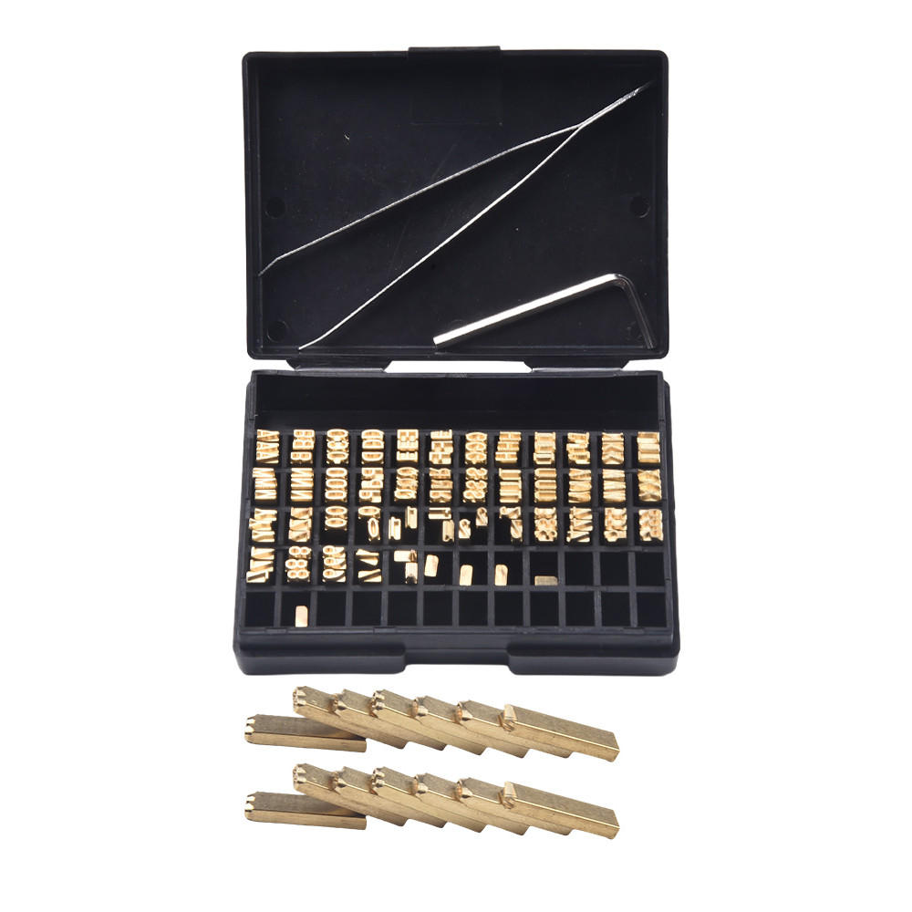 

For Labeling Machine Hot Stamp Word Grain Copper Letter Coding Machine For HP-241 DY-8 Hot Stamp Thermal Ribbon