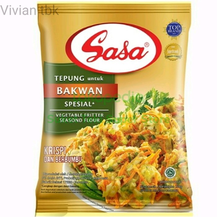 

vv Tepung Bakwan SASA Krispi Berbumbu 225gr