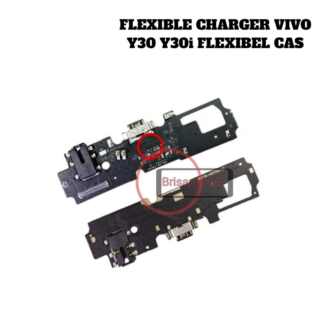 FLEXIBLE CHARGER VIVO Y30 Y30i + FULL IC FLEXIBEL KONEKTOR CAS