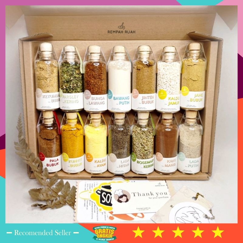 

Hampers Natal Keren Unik Lucu Murah kekinian / REMPAH RUAH SPICES GIFT HAMPERS ( 14 bottle @30ml )