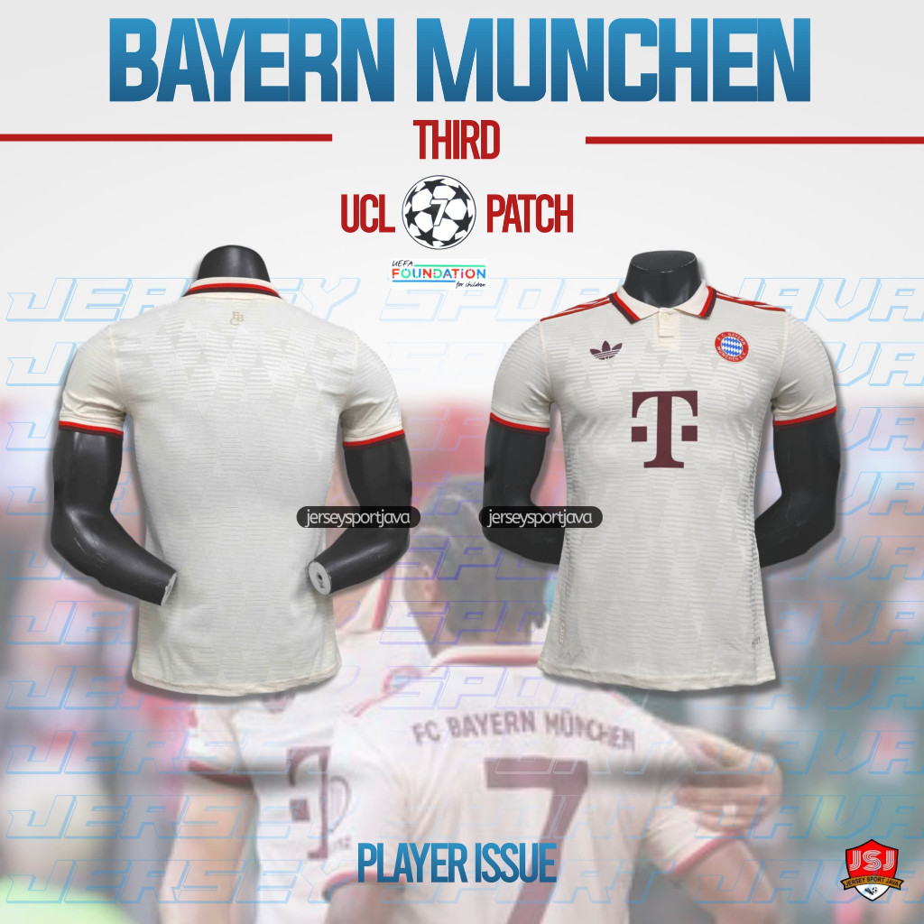 ( BARU PO ) BAJU BOLA JERSEY MUNCHEN 3RD PLAYER ISSUE 2024 2025 JERSEY BOLA BAJU JERSEY FUTSAL JERSE