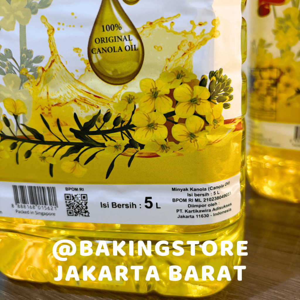 

JKL Canola Oil Kroger 5 Liter Minyak Kanola 5L