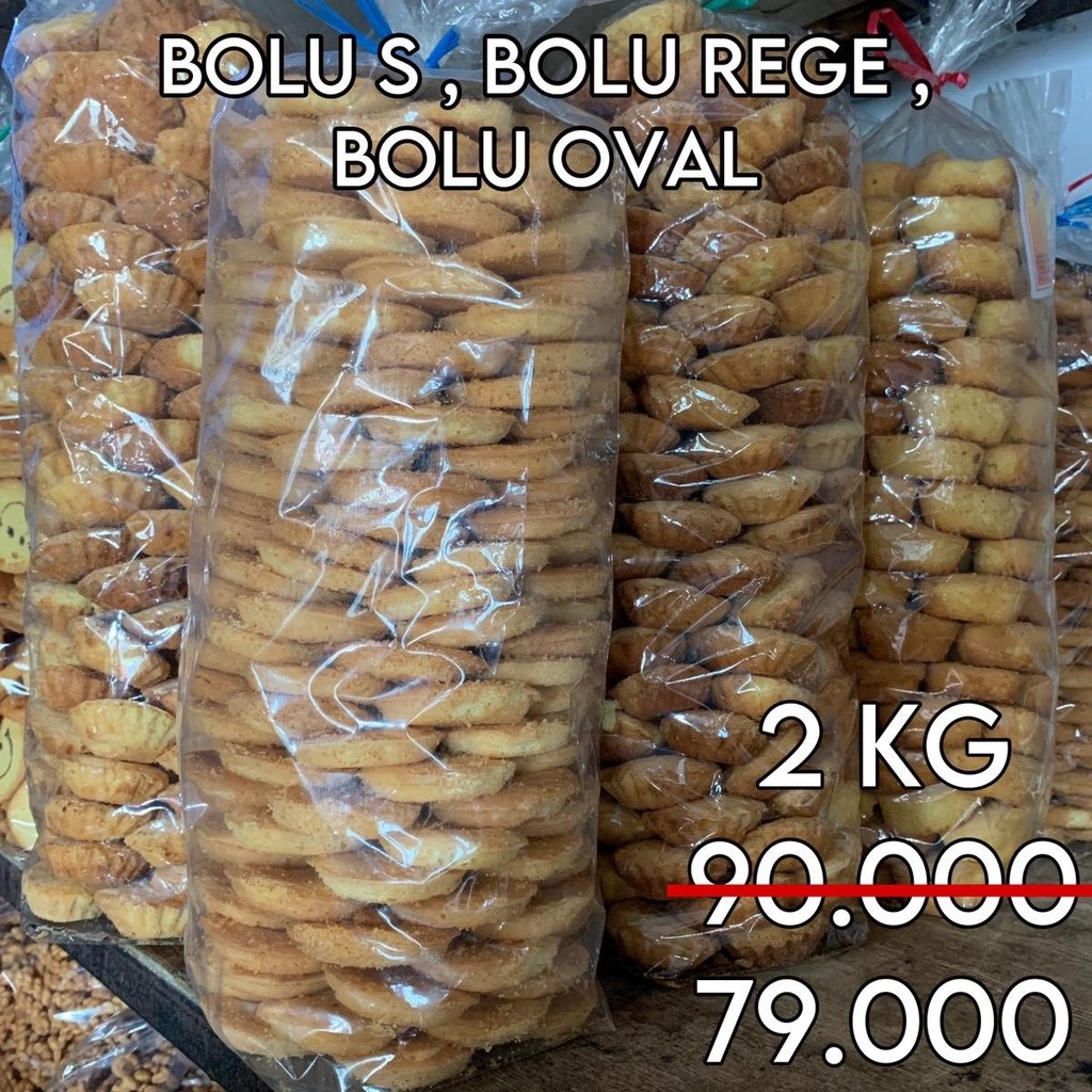 

2 KG BOLU KERING S , OVAL , SMILE , REGE
