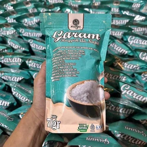 

Garam Ruqyah AnNajah 100% Original Garam Mandi Obat Sihir Penyakit Tubuh 750gr JIKALAKU