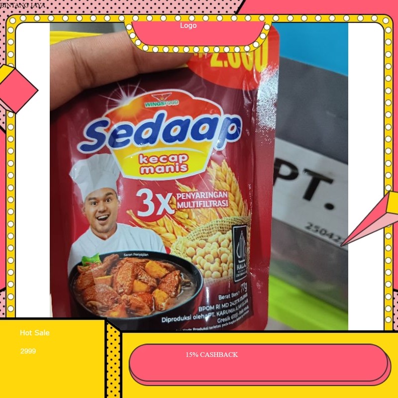 

KECAP SEDAP 77GR | KECAP SEDAP 2000AN | KECAP SEDAP 2000 AN 77GR