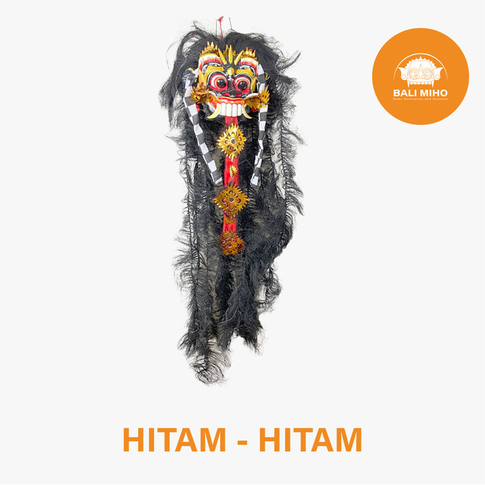 ✨F.SK✨ - TERLARIS TOPENG RANGDA BALI/RANGDA/TOPENG LEAK BALI/TAPEL RANGDA/DEKORASI BALI - Hitam