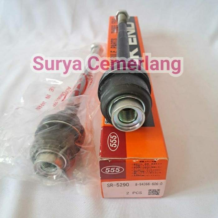 rack end long tie rod ISUZU PANTHER 2.5 2.3 merek 555 japan original.