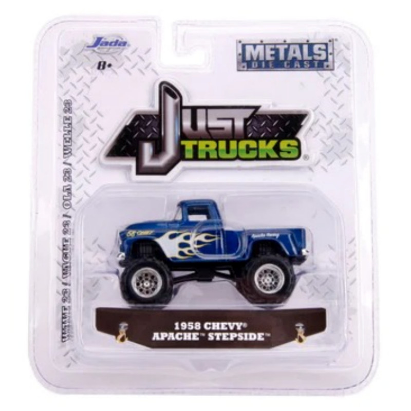 Jada Just Trucks 1:64 1958 Chevy Apache Stepside - Biru