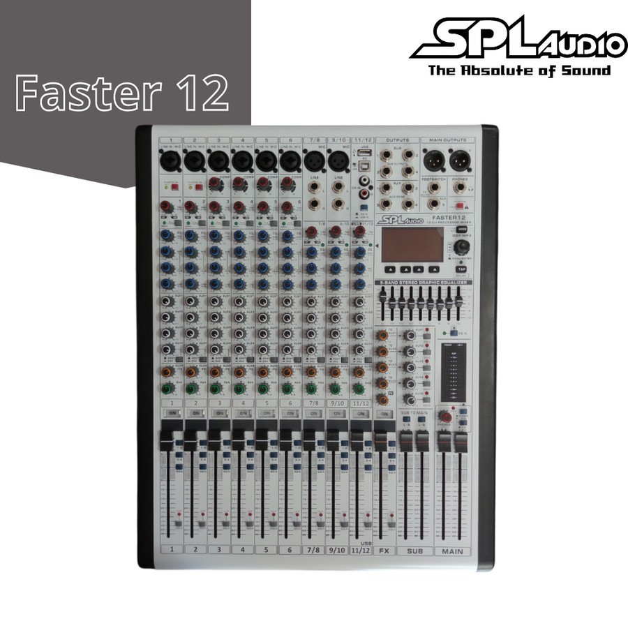 SPL Audio Mixer 12 Channel tipe Faster 12