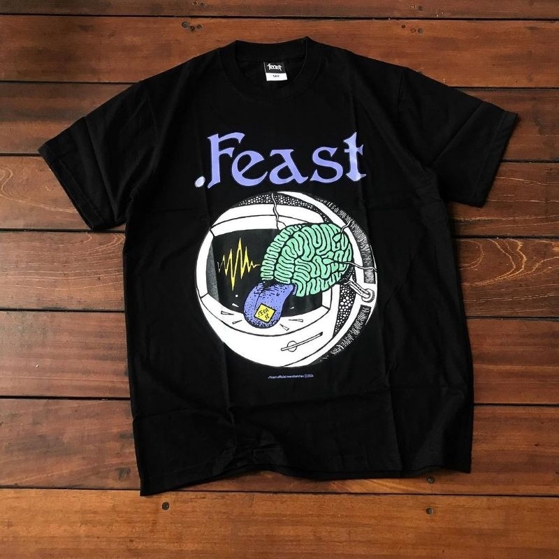 【DIS】 FEAST BRAINDEAD TSHIRT BLACK