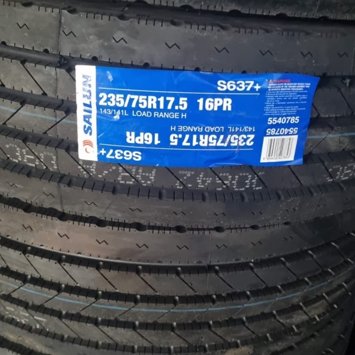 235 75 R17.5 - Ban Truk Tubles Sailun S637 Ukuran 235/75 R17.5