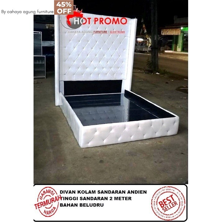 Divan kolam sandaran type andien Tinggi sandaran 2 m