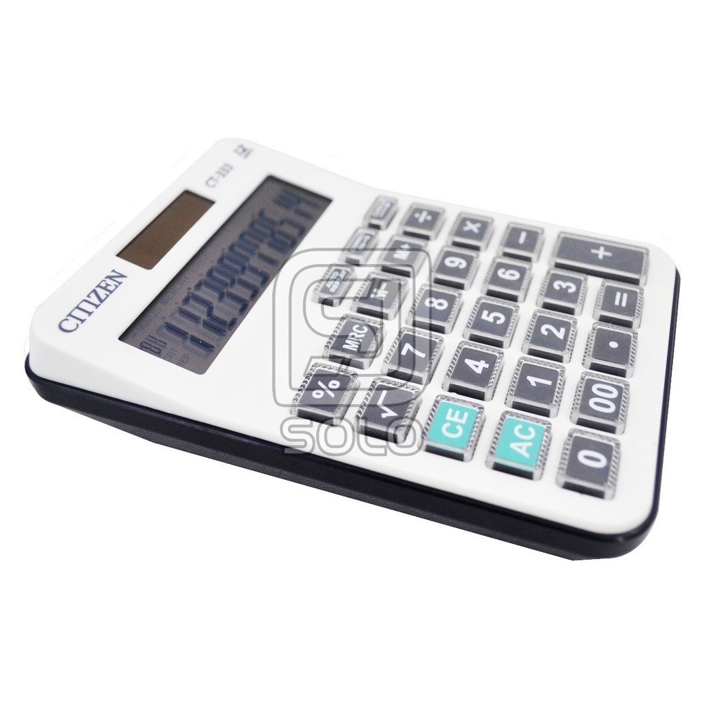 

Calculator CMZEN CT-333 Electronic Kalkulator Check & Correct 12 Digit MIRIP CITIZEN