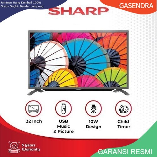 TV SHARP  32in 32GD DIGITAL TV GARANSI RESMI