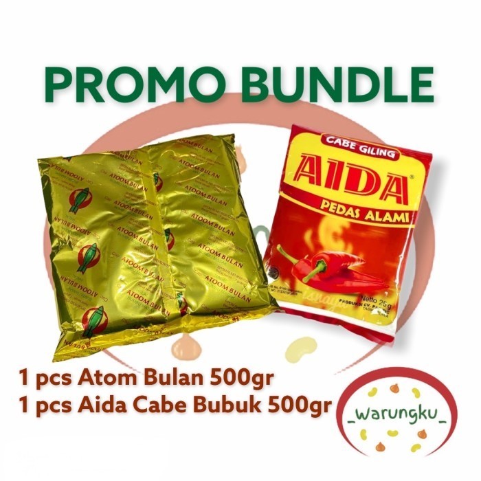 

cocoonrebirth PPC PROMO BUNDLE Bumbu Atom 500gr dan AIDA 500gr