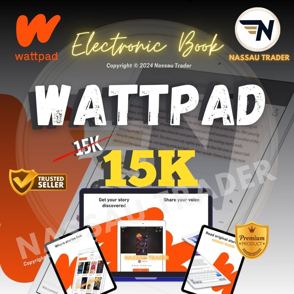Wattpad Pro Premium 1 Tahun Bukan MOD Full Garansiewcw
