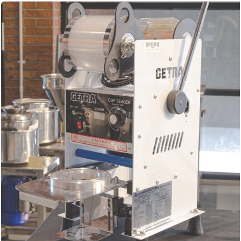 MESIN CUP SEALER GETRA ET D8SM 22 OZ DIGITAL COUNTER