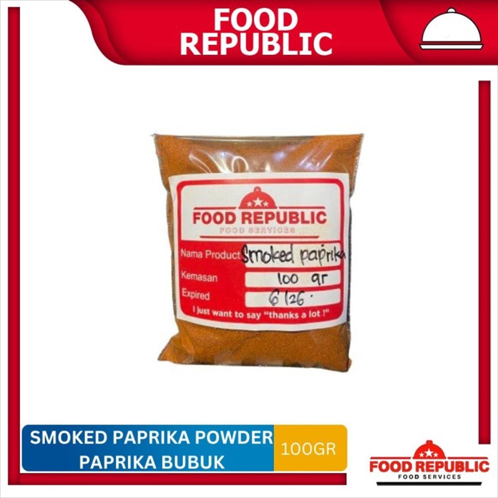 

Smoked Paprika Bubuk / Capsicum Smoke / Bell Pepper Powder 100g Import