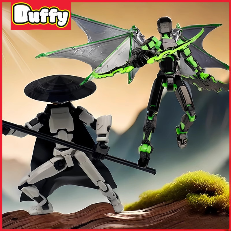 Duffy toys  Dummy 13 Action Figure / Mainan Transformasi Bergerak Multi-Sendi / Model Tubuh Manusia 