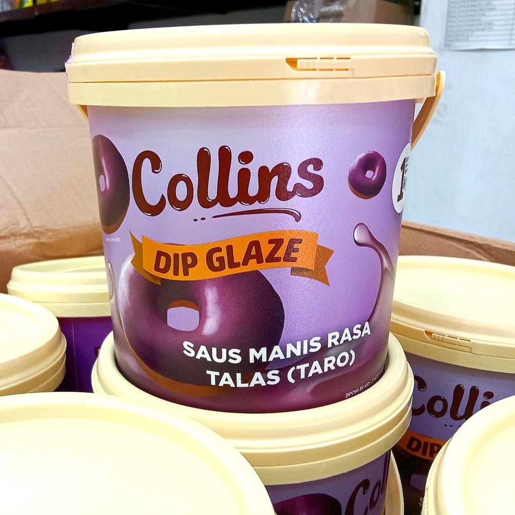 

Collins Dip Glaze Taro 1 KG - Collin Saus Manis Rasa Talas Zuya Mart