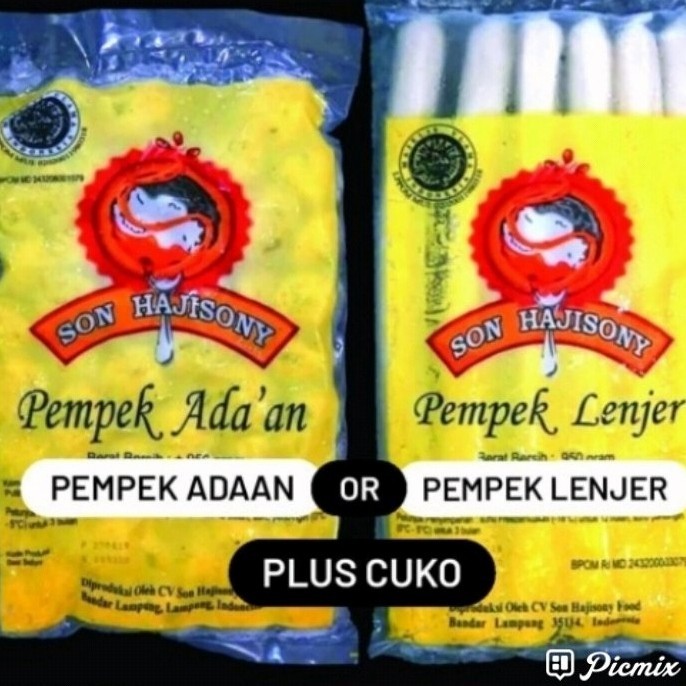 

Pempek Son Haji Sony Jakarta Adaan dan Lenjer Plus Cuko - Adaan Saja