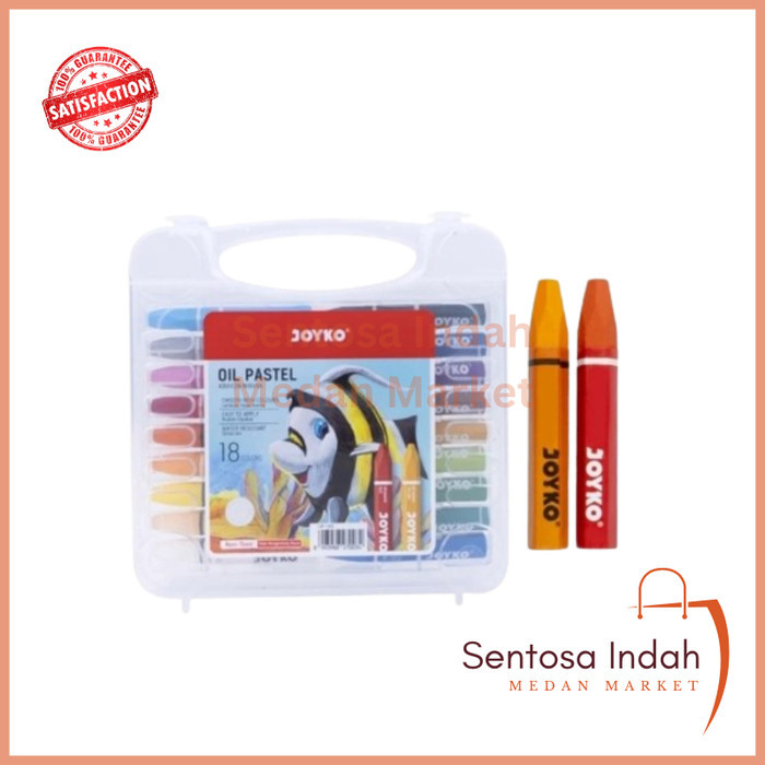 

Joyko Crayon Oil Pastel OP-18S / Krayon Minyak Joyko 18 Warna