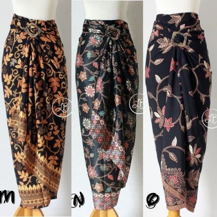 MURAH✨ - Rok Lilit Aneka Motif Dan Warna - TANJUNG HIJAU