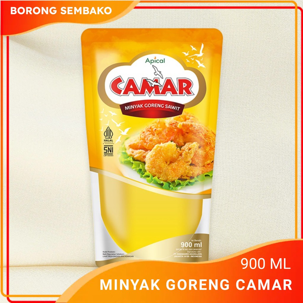 

Minyak Goreng Camar Kemasan 900ML / Camar Minyak Goreng 900ML Pouch / Camar Minyak Goreng Standing Pouch / Minyak Goreng Camar 900 / Minyak Camar / Minyak Goreng 900ml Murah