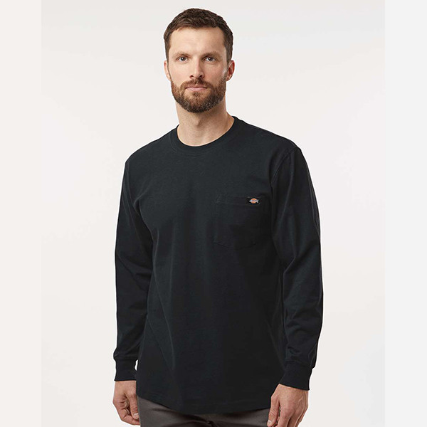 Dickies Heavy Weight Pocket Longsleeve Tee Black