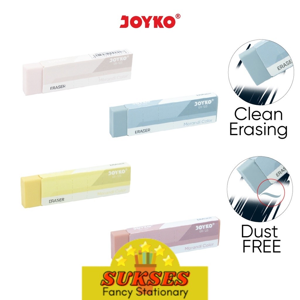 

Penghapus Eraser Joyko ER-123 Morandi Color