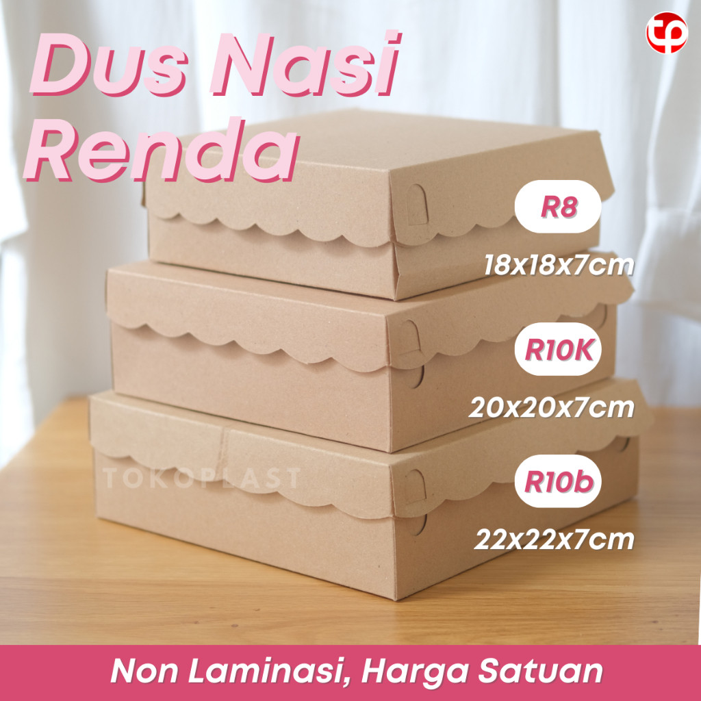 

(GROSIR) DUS NASI KOTAK RENDA R8 R10K R10B 18X18 20X20 22X22 MIKA KOTAK NASI HAJATAN KOTAK NASI AYAM BAKAR VICTORY JPN