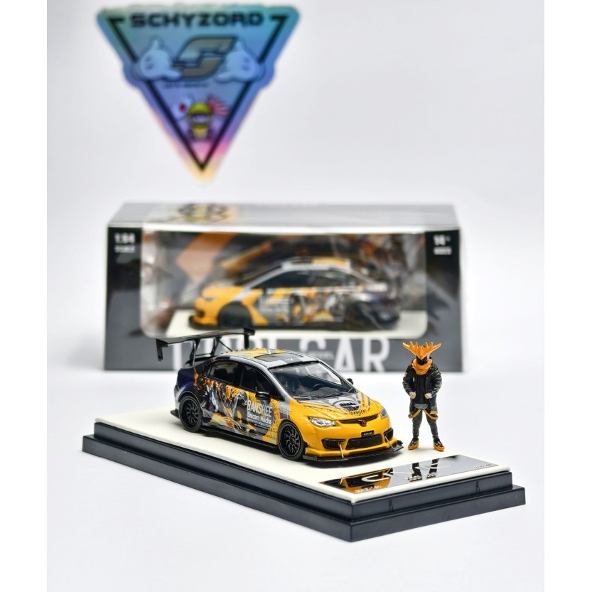 Cool Car x Time Micro Honda Civic Spoon FD2 Type R Gundam Banshee FIGURE Race Edition Limited Editio