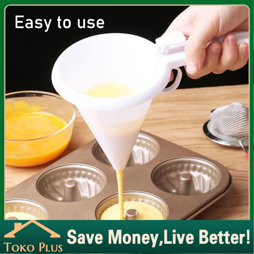 Corong Dispenser Adonan Kue / Coklat / Krim Model Genggam Adjustable - Dispenser Corong Adonan Kue -