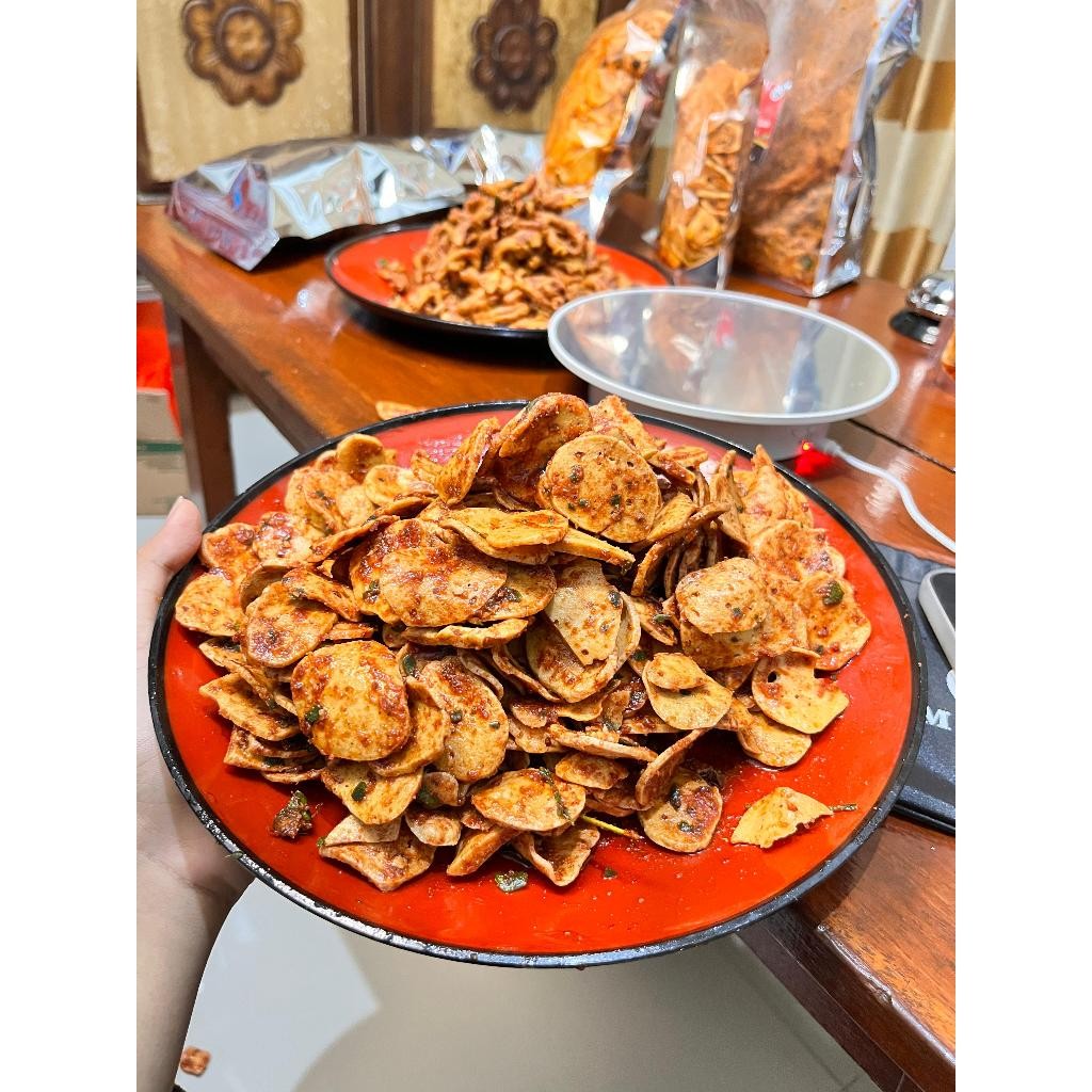 

basreng pedas daun jeruk basreng bumbu basah 250 grm