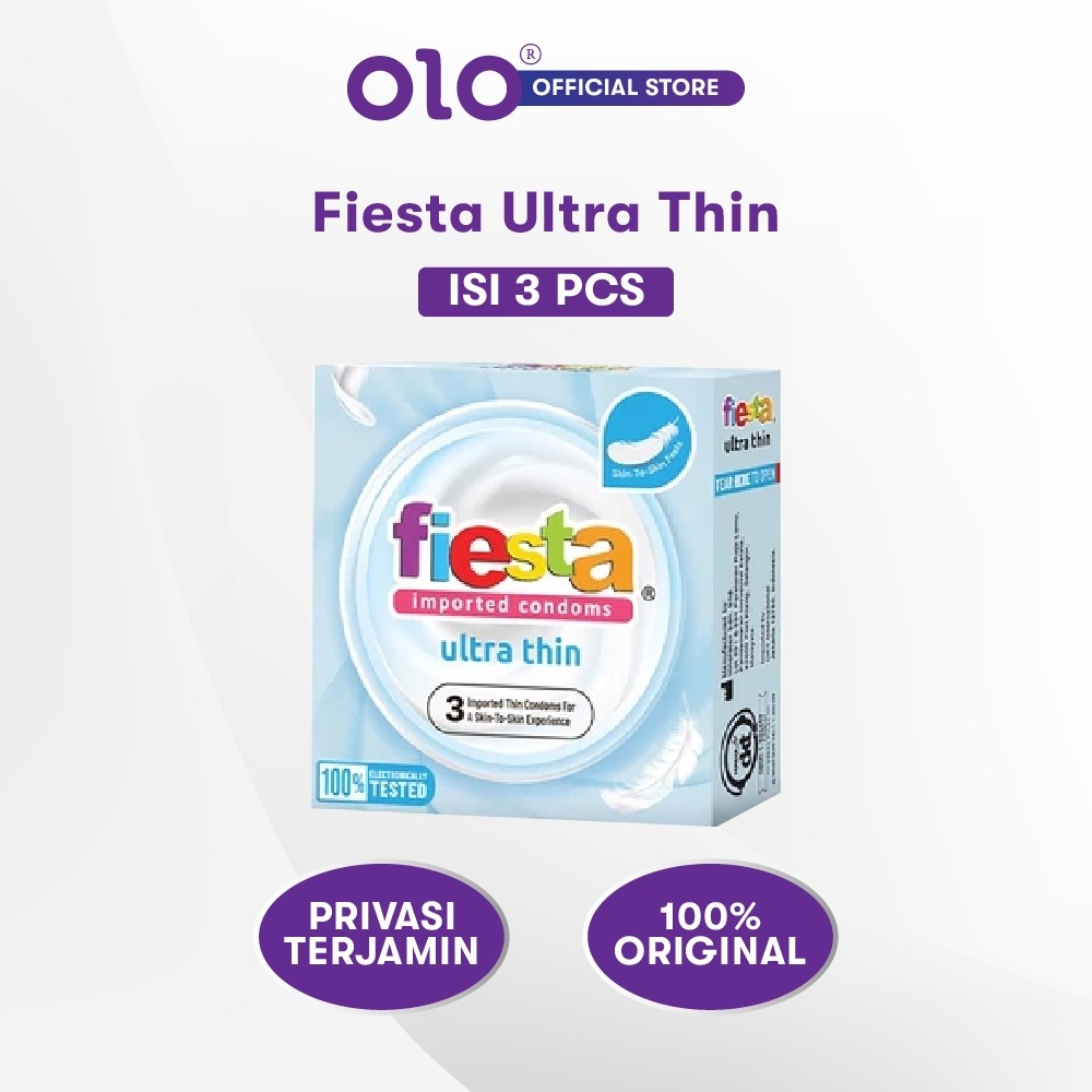 

konnnndddoooo Fiesta Varian Ultra Thin 1 Box isi 3 Pcs Sangat Tipis