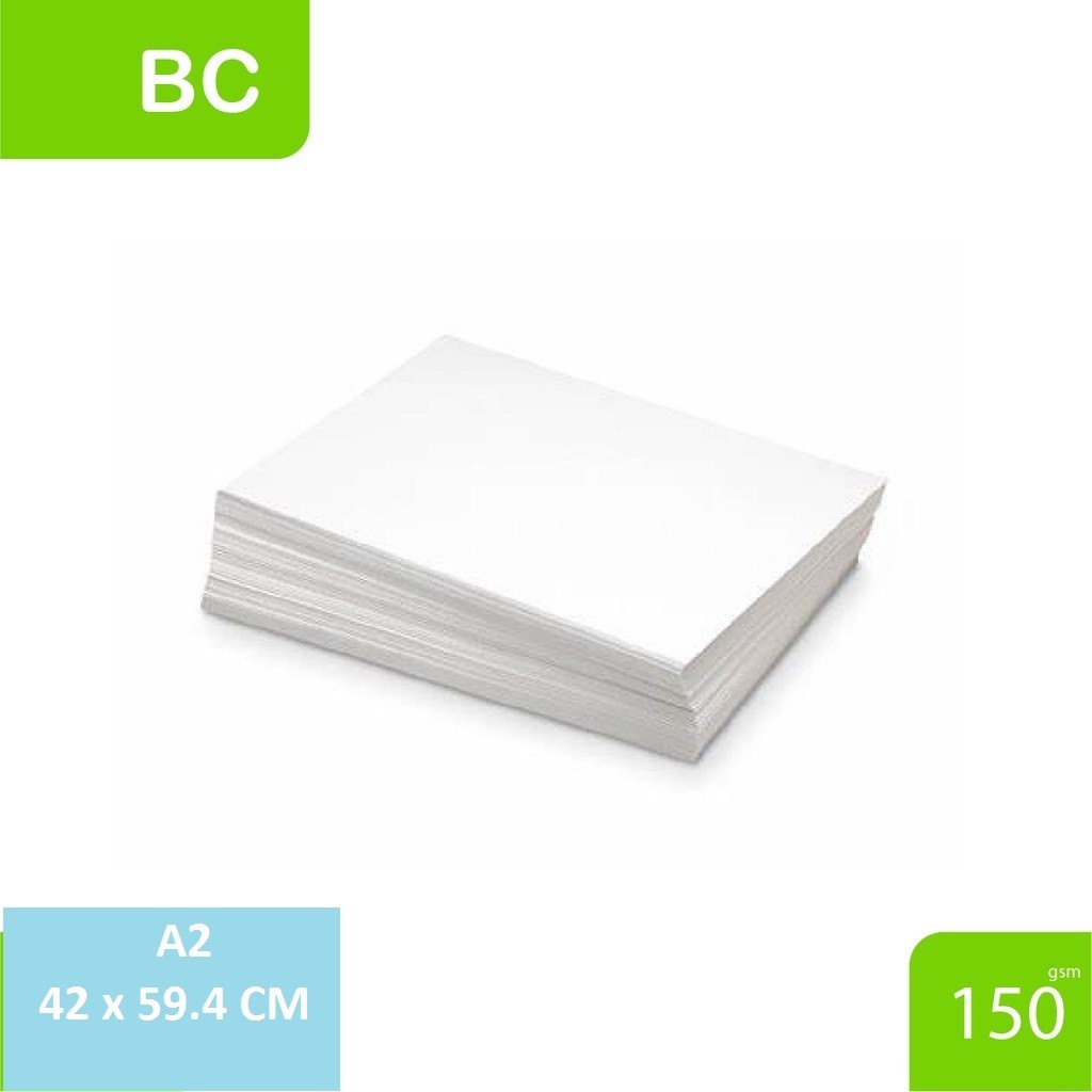 

kertas gambar /sketch/brief card 150GSM A2 (42x59.4CM) 10 lembar