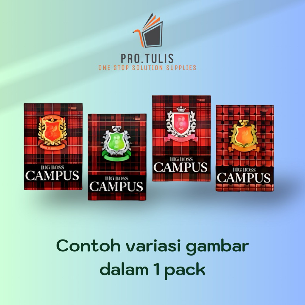 

JAMIN MURAH !!!(10 PCS) Big Boss Campus Buku Tulis 50 Lembar(BISA LANGSUNG ORDER)