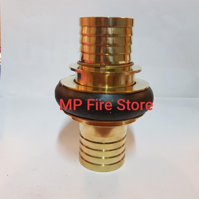 Coupling Machino Kopling Selang Pemadam Kebakaran 1.5 Kuningan 1,5