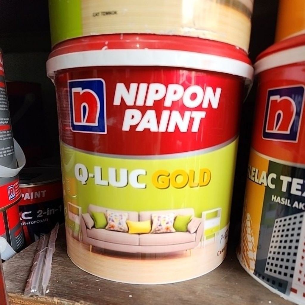 Qluc Nippon Paint Cat tembok 4,5kg [PUTIH]