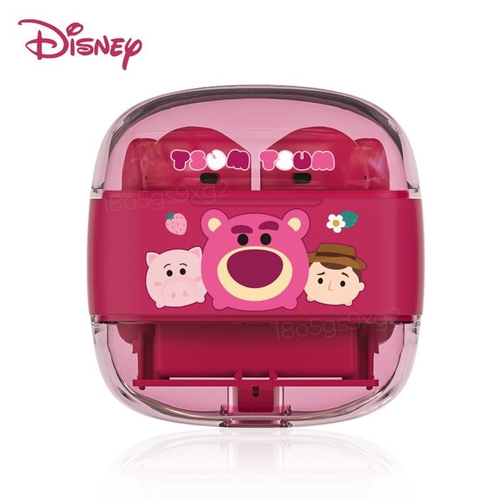 New Disney A11 Original Earphone Bluetooth HIFI Voice and Video Calls - Merah