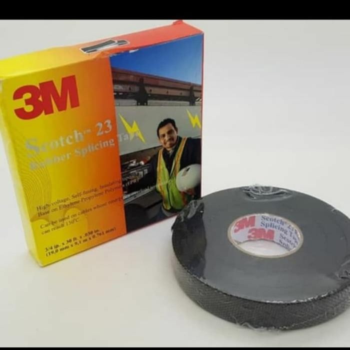 

f z e 3M SCOTCH 23 ISOLASI LISTRIK / RUBBER SPLICING TAPENG