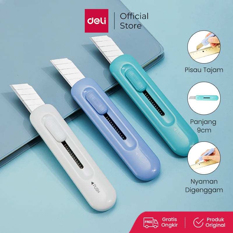 

Deli Cutter Knife Alat Pemotong Ukuran SK5 2079