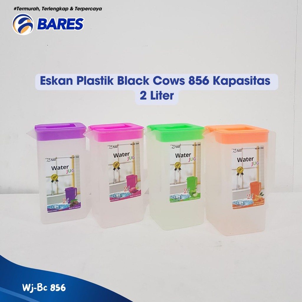Eskan/Teko/Water Jug Segi Black Cows BJ-WC 856