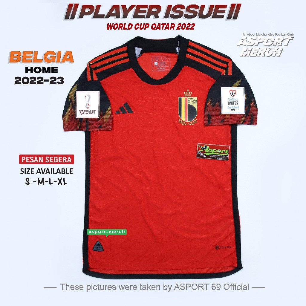 BELGIA HOME PLAYER ISSUE 2022 2023