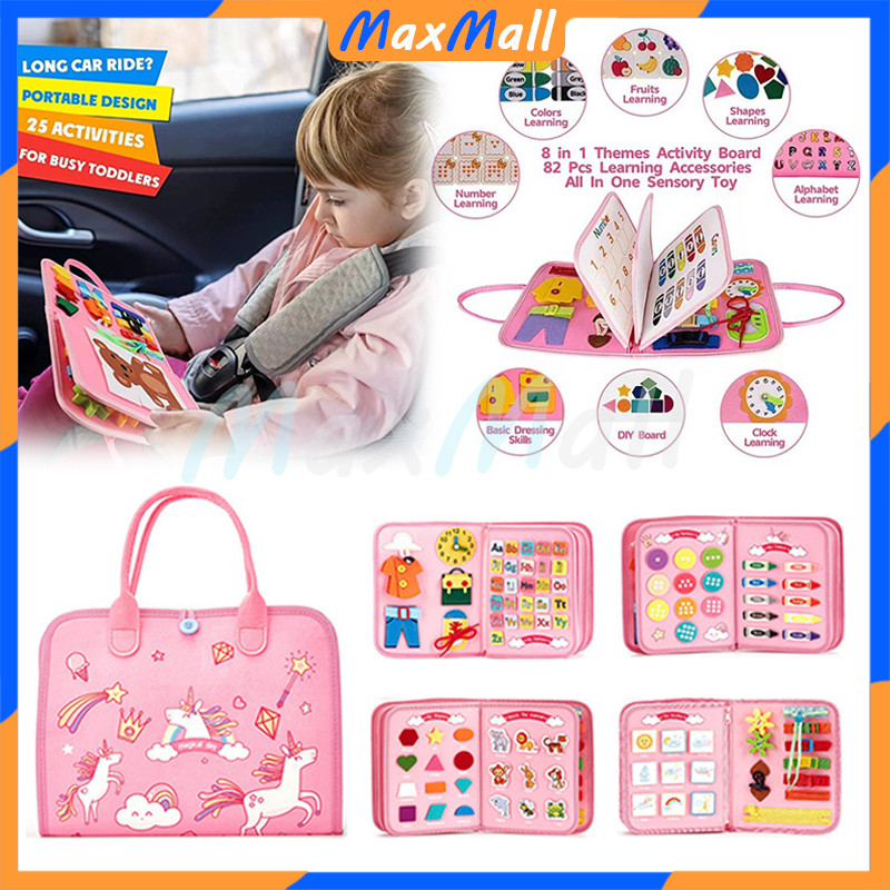 Mainan Montessori Papan Busyboard Belajar Kognitif Bayi Papan Busy Board Busy Board Montessori Mainan Edukasi Papan Belajar Kognitif