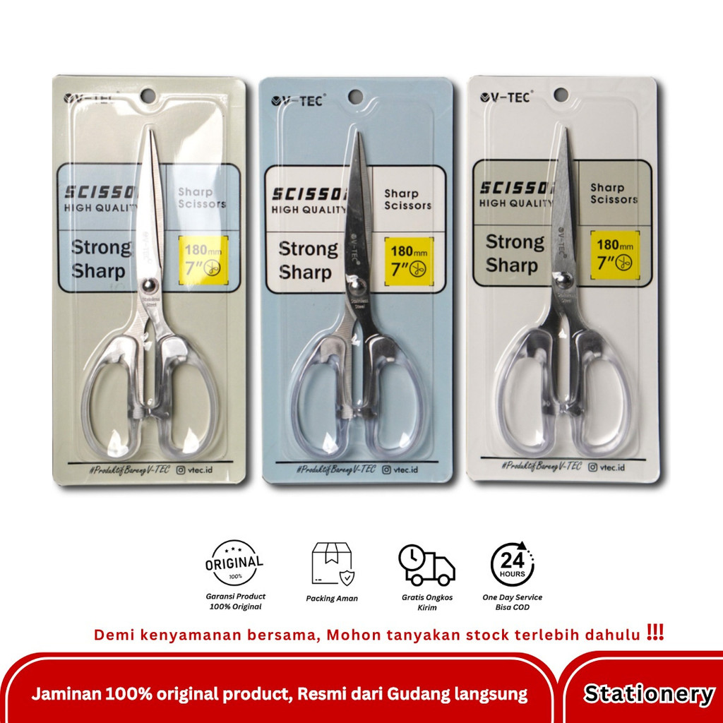 

GUNTING V-TEC WARNA TRANSPARANT