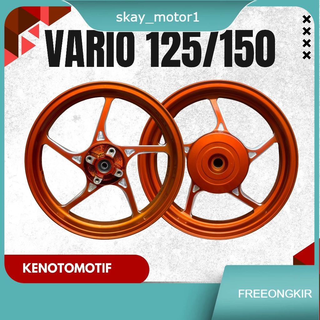 VRossi Prime Velg Palang 5 Model Enkei Vario 125 / 150