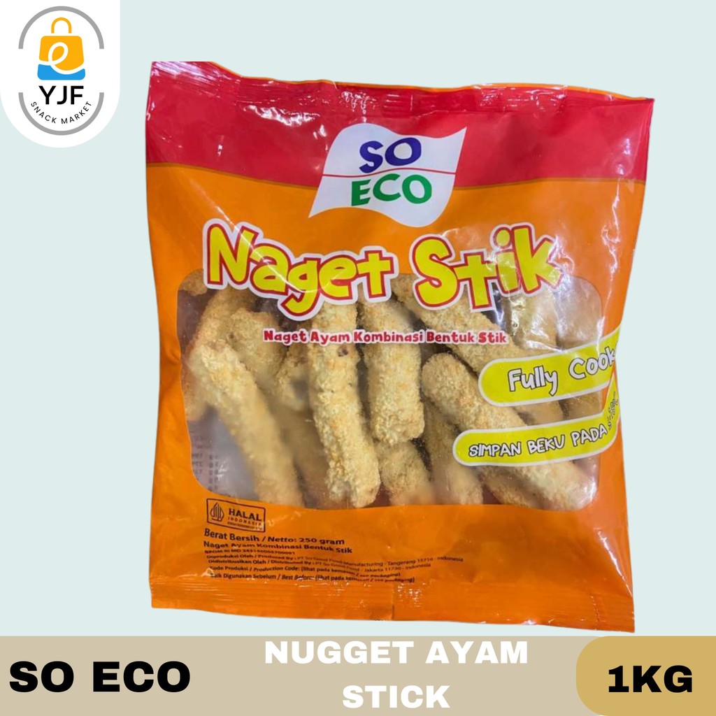 

So Eco Nugget Stick 250g / Nugget Ayam Stik